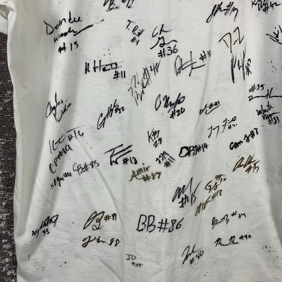 Nike Vanderbilt Commodores Anchordown Signed Team Shirt Short Sleeve Men's L - Picture 3 of 11